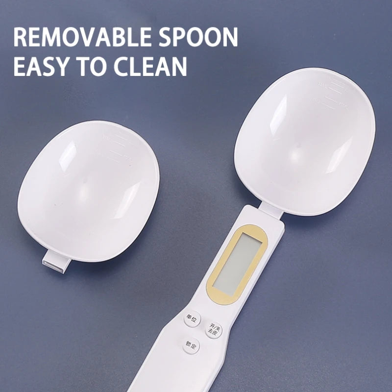 Precision Digital Measuring Spoon Scale - Perfect for Weighing Coffee, Food, Flour, and Baking Ingredients!