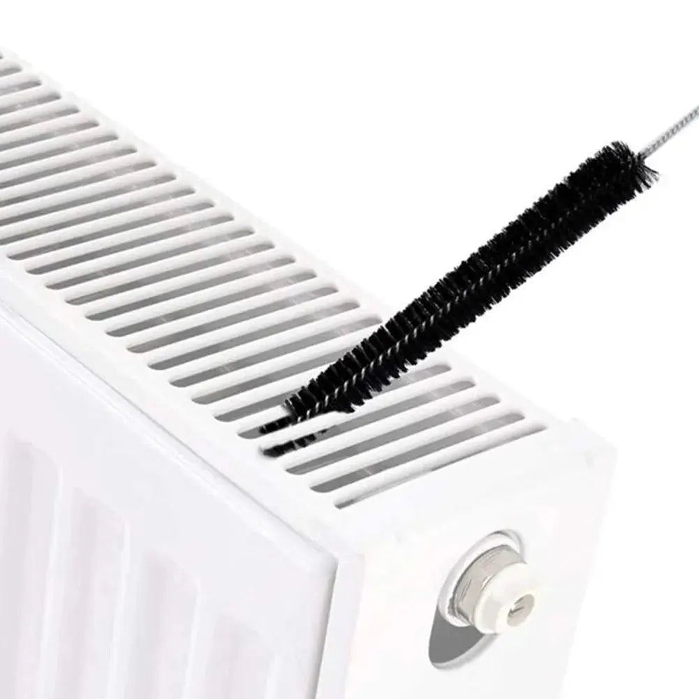 70Cm/75Cm Multi-Purpose Radiator and Dryer Duct Cleaning Brush - Flexible Long Thin Duster for Washing Machine Maintenance