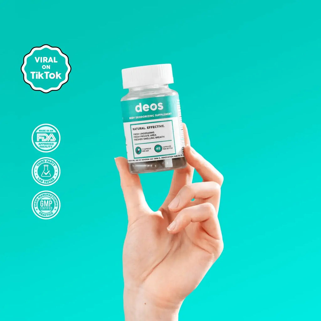 Internal Deodorant Supplement – Comprehensive Body Deodorizer for Gut Health, Skin Health, Detoxification, and Digestive Support – Natural Chlorophyll Capsules for Overall Freshness | 30 Capsules